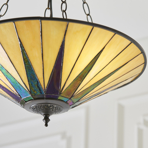 Tiffany závěsné svítidlo Interiors Dark Star multicolor 3xE27 60W 70754 small 6