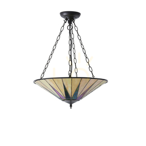Tiffany závěsné svítidlo Interiors Dark Star multicolor 3xE27 60W 70754 small 9