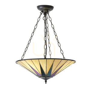 Tiffany závěsné svítidlo Interiors Dark Star multicolor 3xE27 60W 70754 small 0
