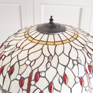 Stojací lampa Interiors Dragonfly Tiffany béžová 70940 small 6