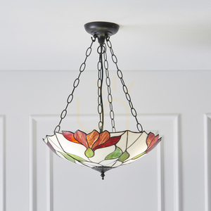 Tiffany závěsná lampa Interiors Botanica multicolor 70946 small 4