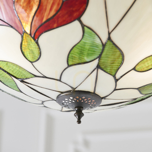 Tiffany závěsná lampa Interiors Botanica multicolor 70946 small 8