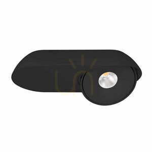 Plafon Max Light Vector C0268 černý LED 10W 3000K 20,6 cm small 2