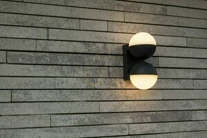 Venkovní nástěnné svítidlo Lutec LOOMA 5138003118 LED 7,8 W šedé IP54 small 1
