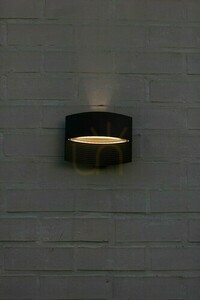 Venkovní nástěnné svítidlo Lutec LOTUS LED 8,5 W černé 5193201012 small 4