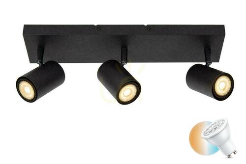 Kontrola Stropní bodové svítidlo Lucide AMIGO 3xGU10 černé 40 cm 53910/03/30