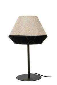 Stolní lampa Lucide KALA hnědá černá len 41 cm E14 06524/01/73 small 1