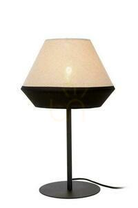 Stolní lampa Lucide KALA hnědá černá len 41 cm E14 06524/01/73 small 0