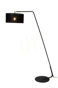Stojací lampa Lucide KELSO černá Japandi kov len E27 180 cm small 0
