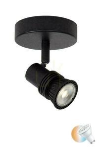 Nástěnné svítidlo Lucide KIANTI černé GU10 1x50W 53901/01/30 small 0