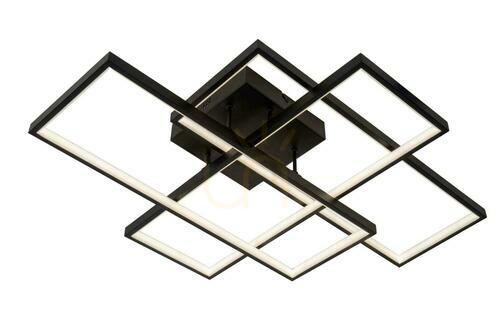 Kontrola Plafon Lucide LOKERO LED černý 60 W 2000 lm stmívatelný 78101/60/30