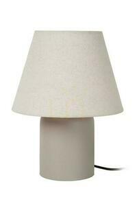 Stolní lampa Lucide MACIA béžová keramika Japandi 20 cm 06527/01/38 small 1