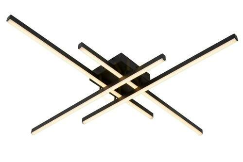 Kontrola Plafon Lucide NOVAK černý LED 42W 80 cm stmívatelný 78100/42/30