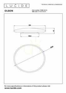 Plafon Lucide Olson LED 24W bílý 29 cm IP20 79190/24/61 small 6