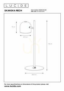 Nabíjecí stolní lampa Lucide SKANSKA RECH LED 3 W kávová 03649/03/96 small 7