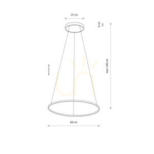 CIRCOLO LED závěsné svítidlo M 11604 Nowodvorski small 6