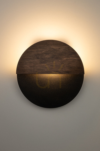 Kontrola Nástěnné svítidlo Sigma LUNA S černé/wenge LED 7W 40860