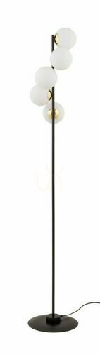 Kontrola Stojací lampa Sigma Piano 5xG9 černá mosaz 166 cm 50365