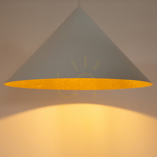 Kontrola Závěsné svítidlo Sigma Vesuvio E27 70 cm bílo-zlaté 41027