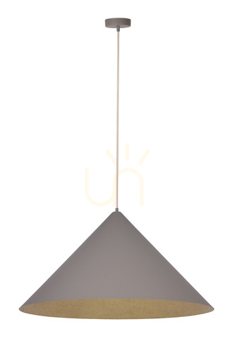Kontrola Závěsné svítidlo Sigma VESUVIO E27 šedé/zlaté 70 cm 41057