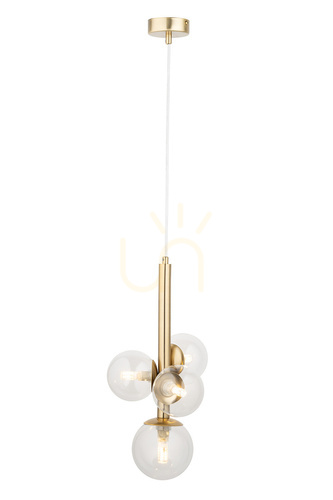 Kontrola Závěsné svítidlo Sigma PERLA LUX 4xG9 zlaté 40856