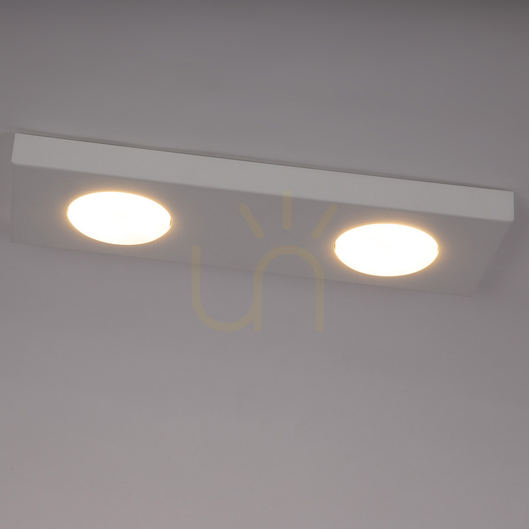 Pohled Stropní svítidlo Sigma HERO 2x GX53 bílé 40997 Stropní svítidlo Sigma HERO 2x GX53 bílé 40997