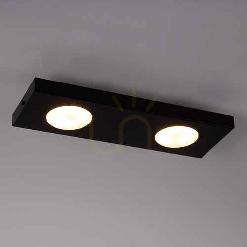 Kontrola Stropní svítidlo Sigma HERO 2xGX53 černé 40920