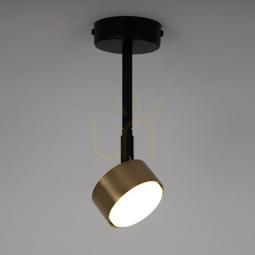 Kontrola Stropní svítidlo Sigma NEMO 1xGX53 černá/zlatá, SKU 41085