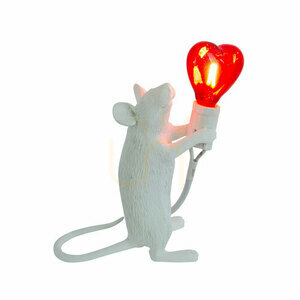 Stolní lampa Topo Mouse White TL0102 small 1