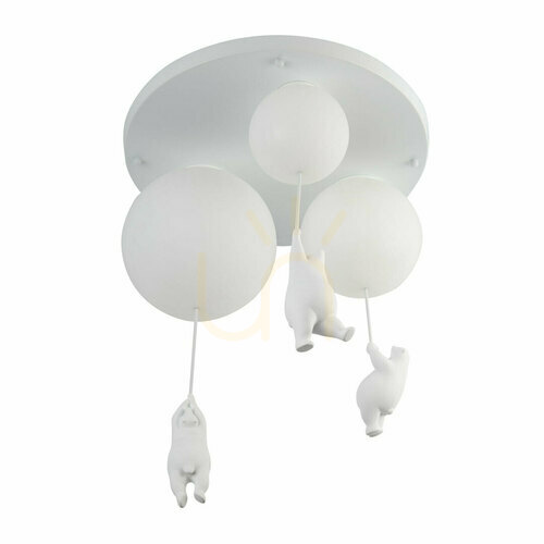 Kontrola Plafond Balu 3 závěsní medvídci bílý CL0111