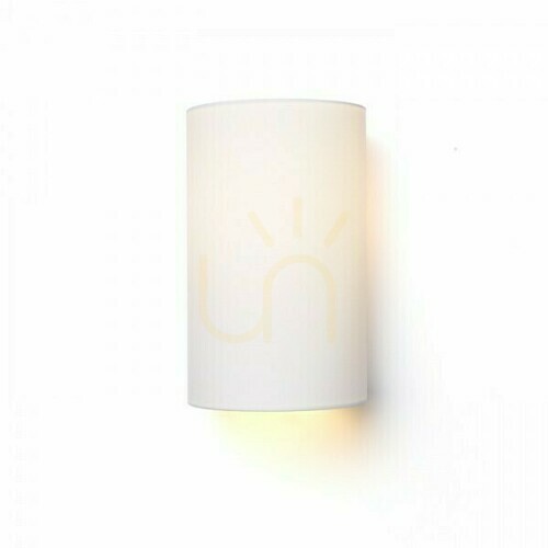 Kontrola Nástěnné svítidlo Ron W 15/25 Polycotton černá/bílá Pcv 230 V Led E27 15