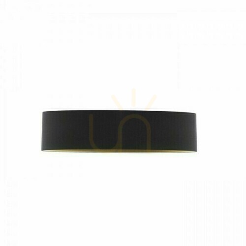 Kontrola Oválné stínidlo Rendl CASUAL 90/22 černý polycotton / bílé PVC max. 23 W