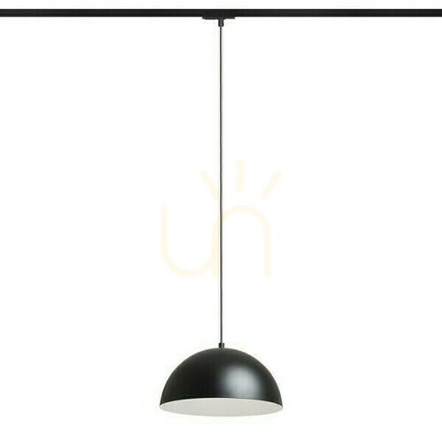 Kontrola Gladys 30 na 1 fázi Závěsné svítidlo. Černá/bílá 230 V Led E27 15 W lišty.