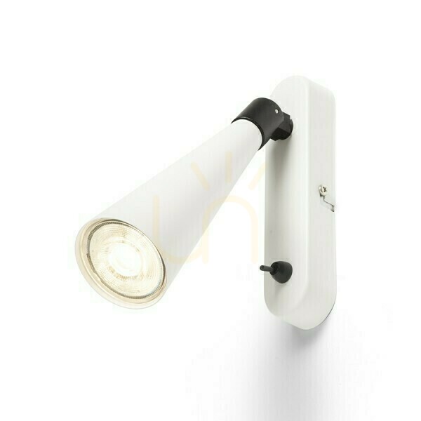Kontrola Nástěnné svítidlo Alexis White/Black 230 V Led Gu10 5 W. Nástěnné svítidlo Alexis White/Black 230 V Led Gu10 5 W.
