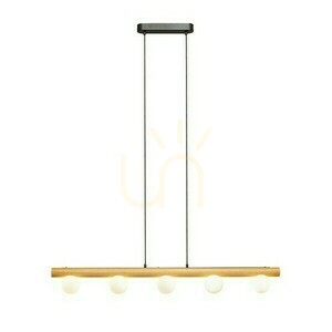 Závěsné svítidlo Noctis Wood/Opale Glass 230 V Led G9 5x7 W. 2 Závěsné svítidlo Noctis Wood/Opale Glass 230 V Led G9 5x7 W. small 2