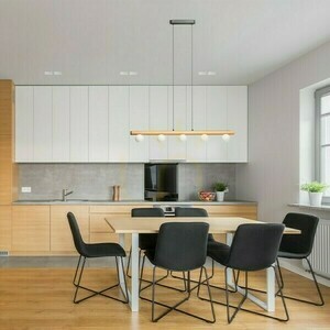 Závěsné svítidlo Noctis Wood/Opale Glass 230 V Led G9 5x7 W. 3 Závěsné svítidlo Noctis Wood/Opale Glass 230 V Led G9 5x7 W. small 3