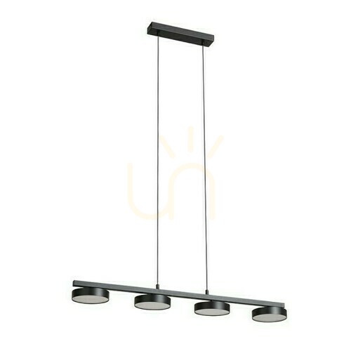 Kontrola Černé závěsné LED svítidlo Rendl ARETHA IV R14424, 4 × 12 W, 3000 K