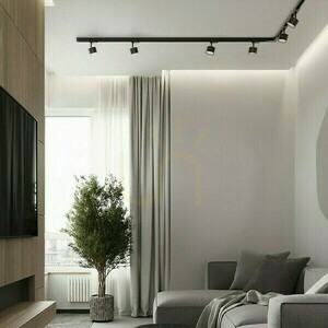 Pixelový reflektor pro 3 fáze. Kolejnice černá 230 V Led Gx53 7 W. small 2
