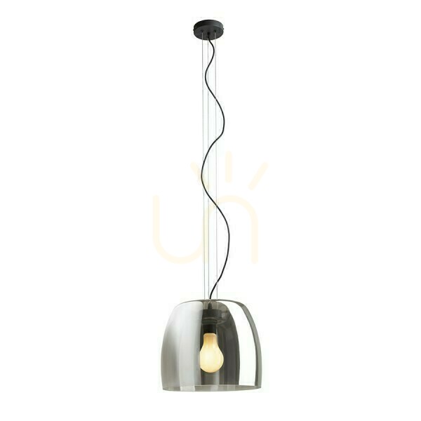 Pohled Orlando 35 Závěsné svítidlo Tónované sklo/černá 230 V Led E27 24 W. Orlando 35 Závěsné svítidlo Tónované sklo/černá 230 V Led E27 24 W.