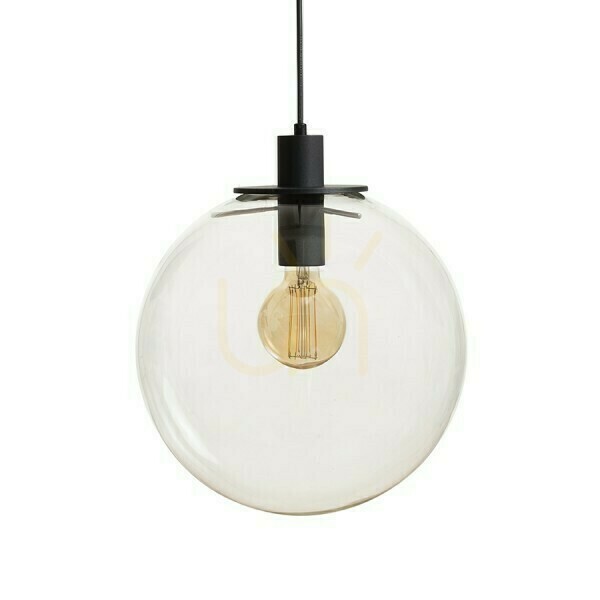 Zobrazit Boulder 30 Závěsné svítidlo Transparentní sklo/černá 230 V Led E27 15 W. Boulder 30 Závěsné svítidlo Transparentní sklo/černá 230 V Led E27 15 W.