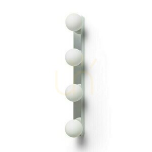 Nástěnné svítidlo Domino Iv nástěnné svítidlo Chrom/opálové sklo 230 V Led G9 4x6 W Ip44 small 4