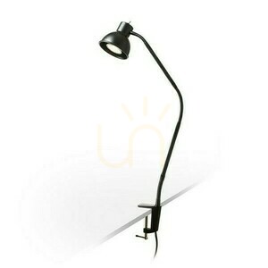 Černá stolní lampa se svorkou Rendl HARMONY R14377, GU10 max. 8 W small 1