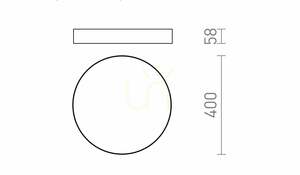 Rendl LARISA R 40 3CCT bílé stropní svítidlo LED 50 W 40 cm small 2