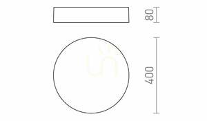 Černé stropní LED svítidlo Rendl SOLIS 40 DIMM 50 W 3000 K R14344 small 4