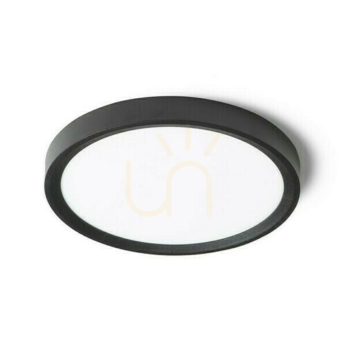 Kontrola Plafond Lana 23 Povrchová montáž černý plast 230 V Led 18 W 3000 K 4000 6000