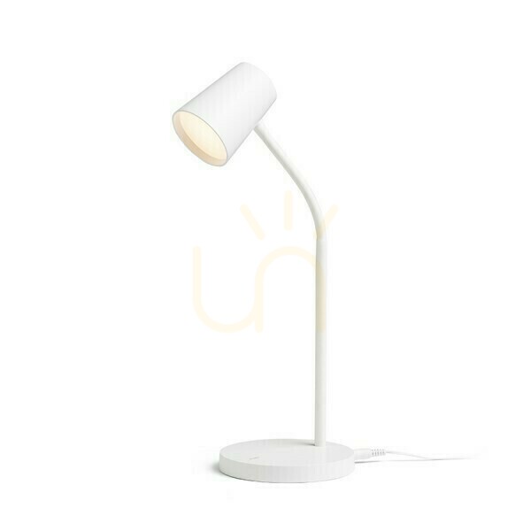 Kontrola Stolní lampa Verina bílá 230 V Led 4,5 W 100° 3000 K Stolní lampa Verina bílá 230 V Led 4,5 W 100° 3000 K