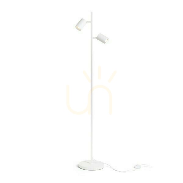 Kontrola Flynn Ii Stojací lampa bílá 230 V Led Gu10 2x9 W. Flynn Ii Stojací lampa bílá 230 V Led Gu10 2x9 W.
