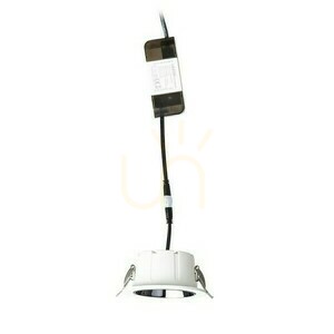 Ansel Vestavné svítidlo bílé černé chrom 230 V Led 12 W 60° 3000 K small 2