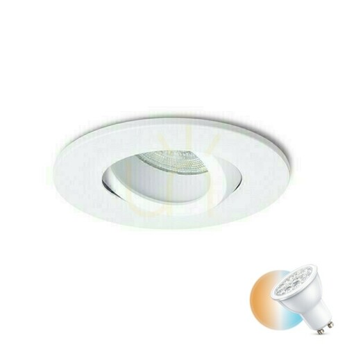 Kontrola Galo R Zapuštěná stropní čočka bílá 230 V Led Gu10 9 W Ip65