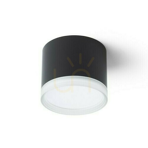 Kontrola Stropní svítidlo Mema Ceiling Black Satin Acrylic 230 V Led Gx53 7 W.